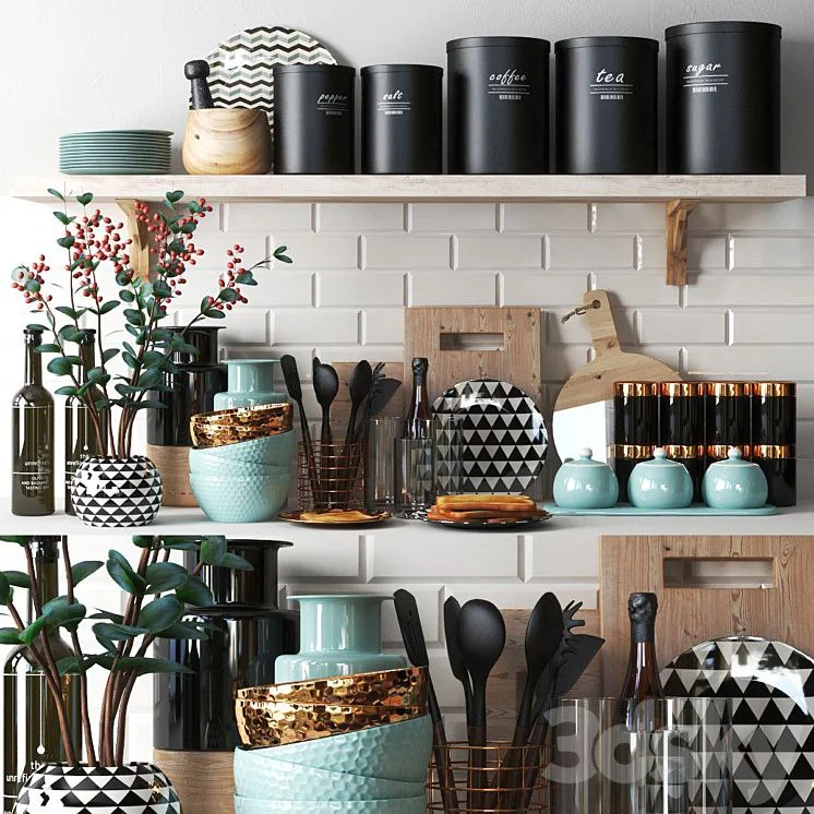 set611 -kitchen cyan